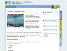 Tablet Screenshot of ivs-oberflaechenbearbeitung.de